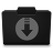 Black Grey Downloads Icon
